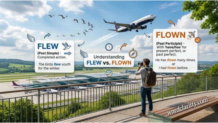 Flew and Flown