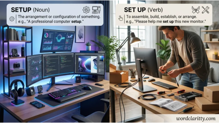 Setup vs Set Up