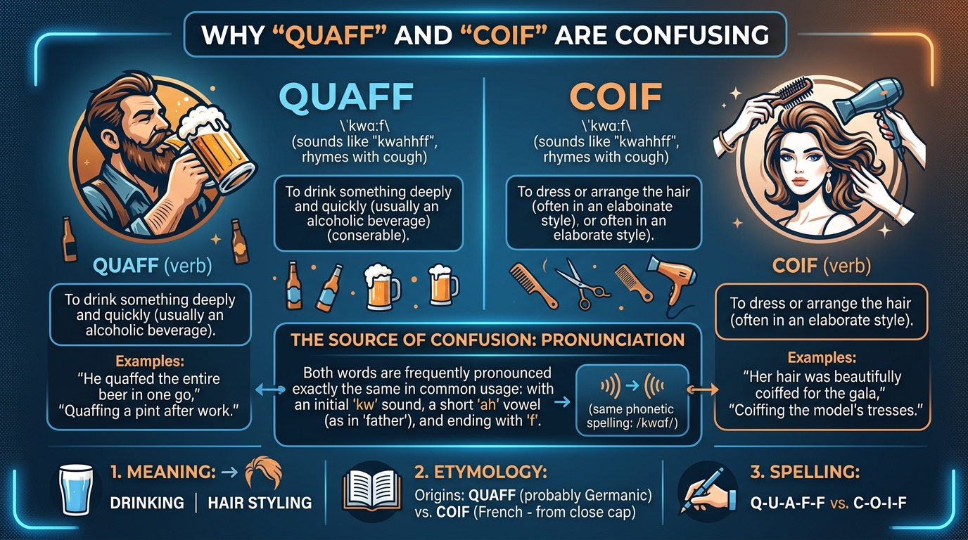 Why “Quaff” and “Coif” Are Confusing