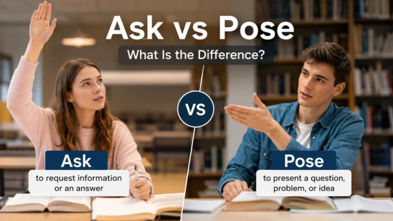 Ask vs Pose