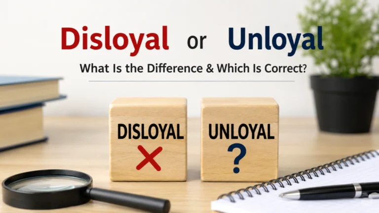 Disloyal or Unloyal