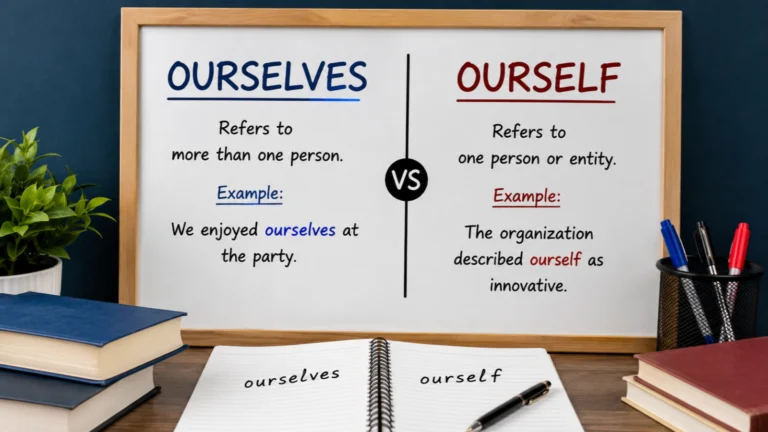 Ourselves vs Ourself