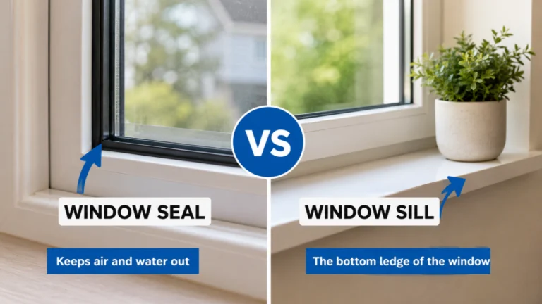 Window Seal vs Sill