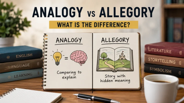 Analogy vs Allegory