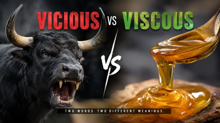 Vicious vs Viscous