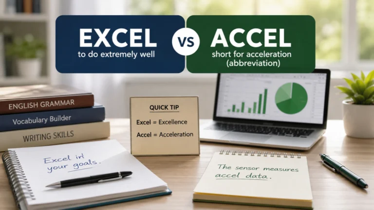 Excel vs Accel
