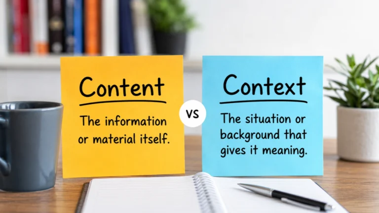 Content vs Context