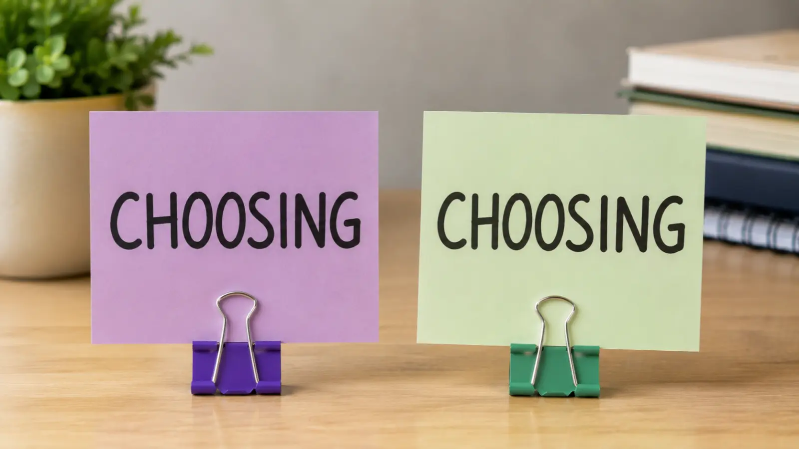 Choosing or Chosing