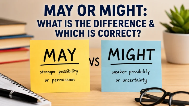 may or might