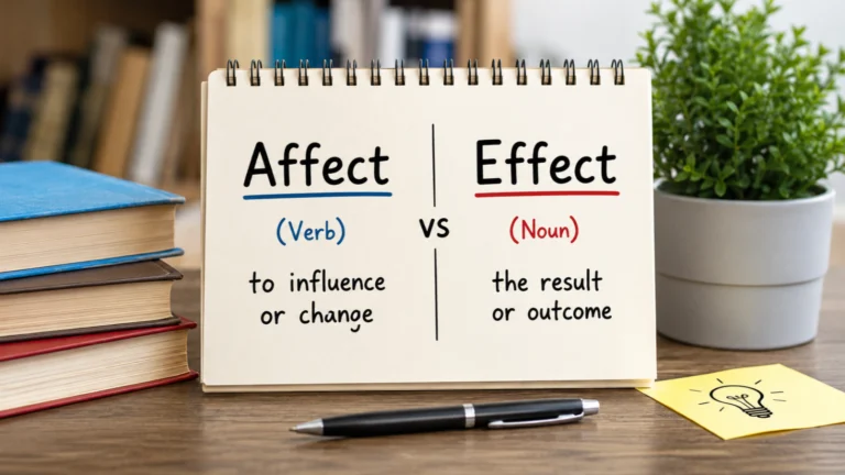 Affect vs Effect