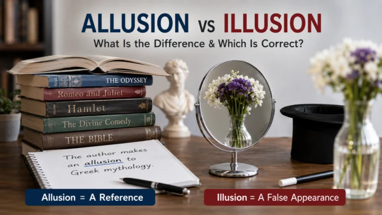 Allusion vs Illusion