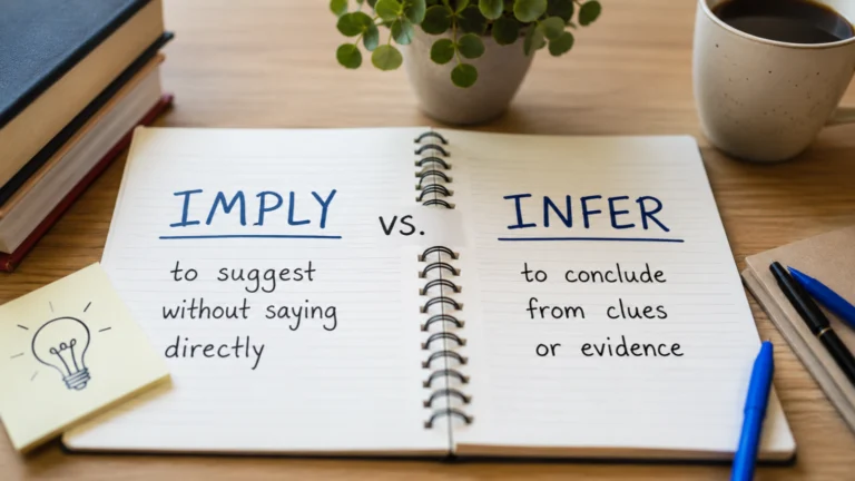 Imply vs Infer