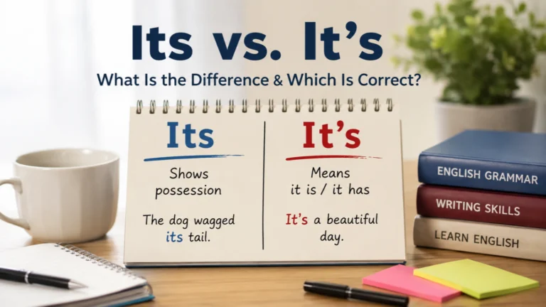Its vs It's
