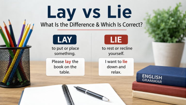 Lay vs Lie