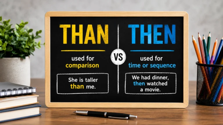 Than vs Then