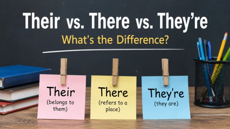 their vs there vs they're