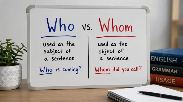 Who vs Whom