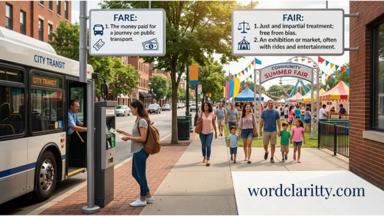 fair vs fare