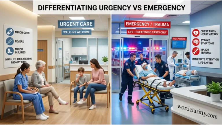 urgency vs emergency