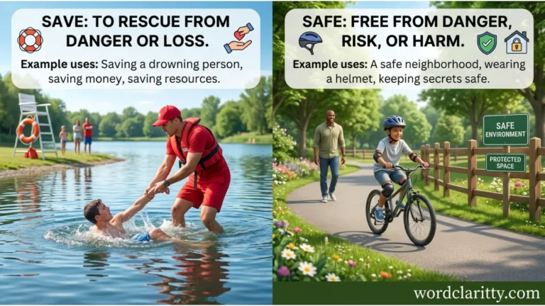 save vs safe