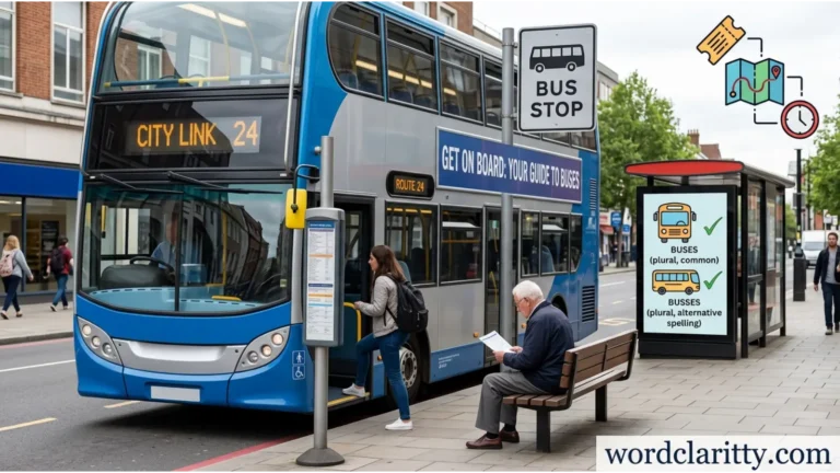 busses or buses