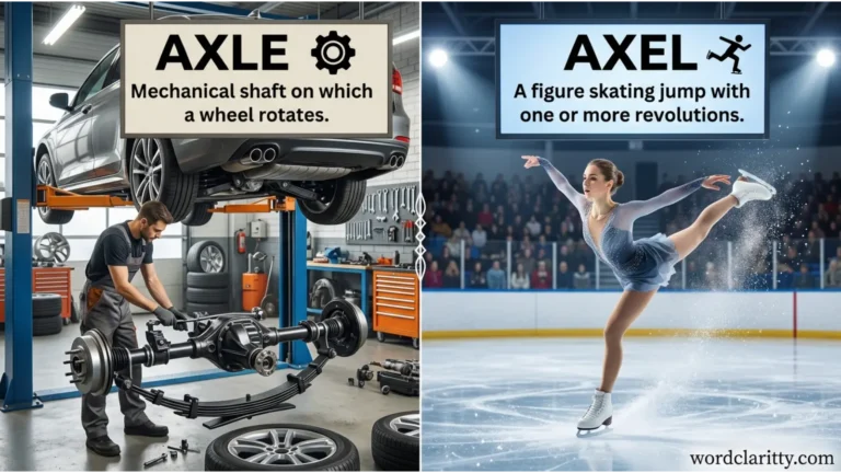 axle or axel