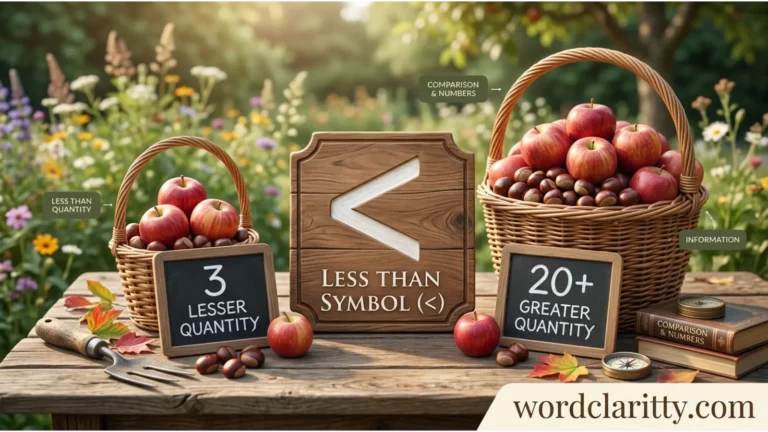 less then or less than