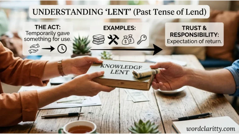 lended or lent