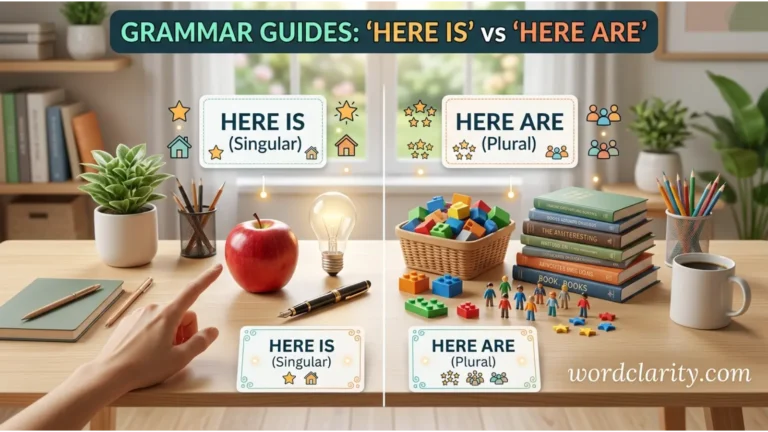 here is or here are