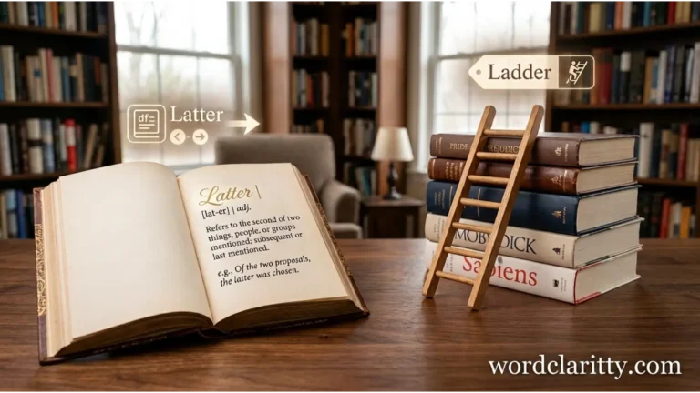 latter or ladder