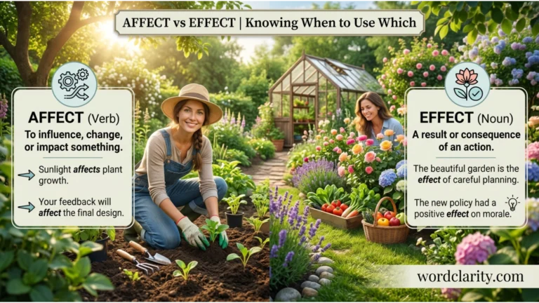 Affect or Effect