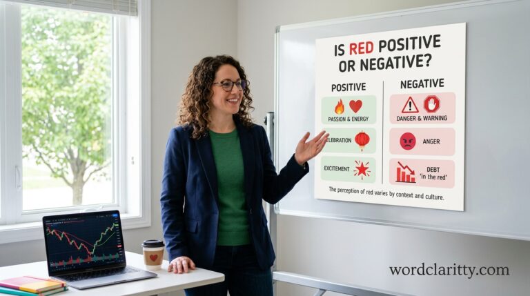 Is Red Positive or Negative