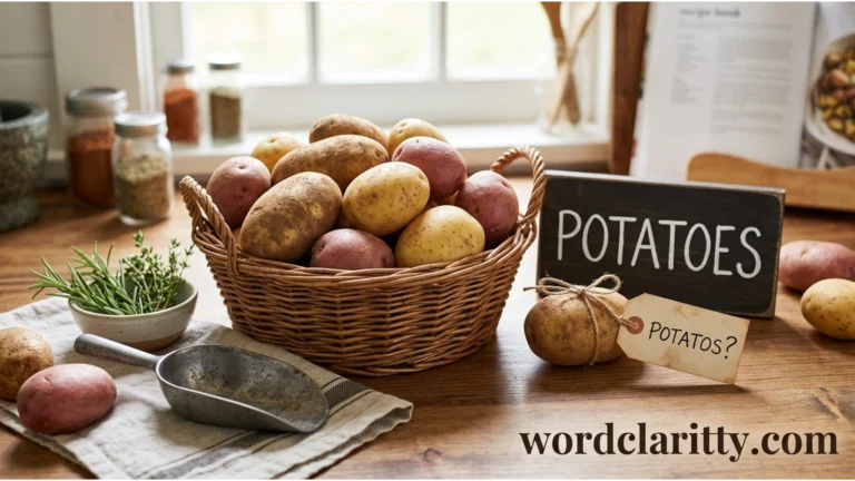 Potatoes or Potatos