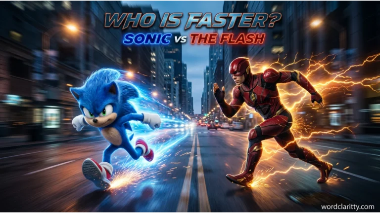 Who's Faster Sonic or Flash