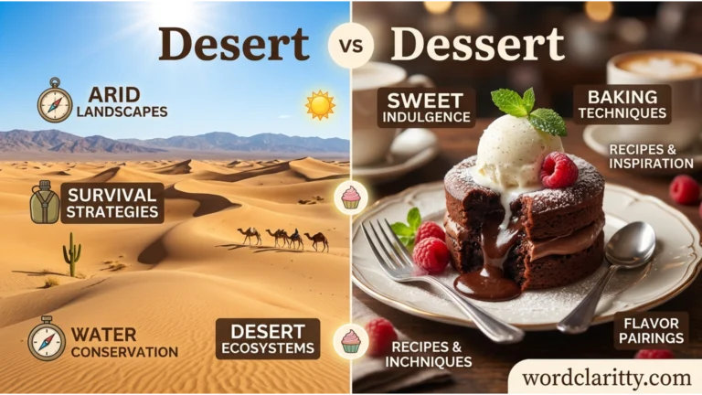 desert or dessert