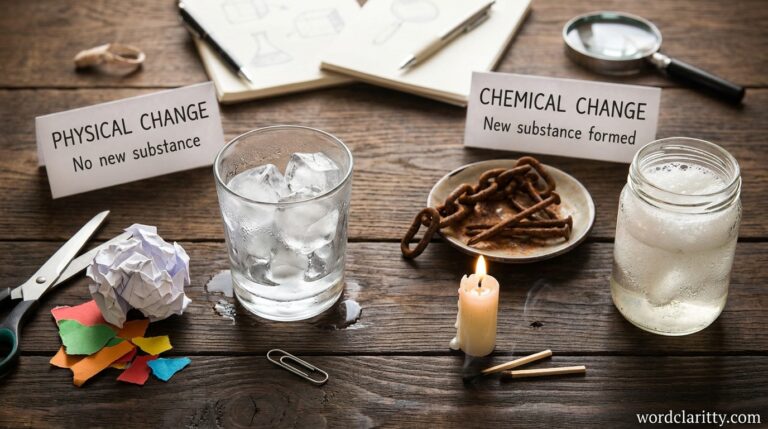 physical or chemical change