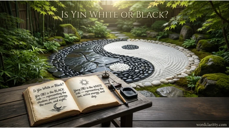 is yin white or black