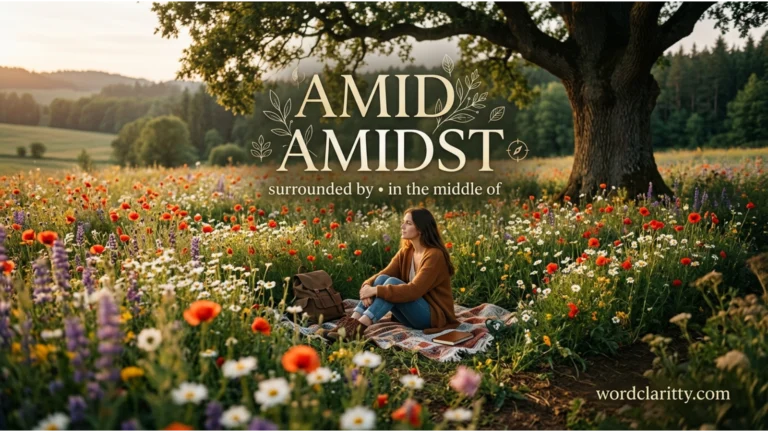 Amid or Amidst