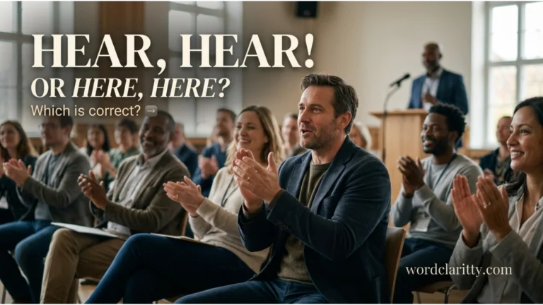 here here or hear hear