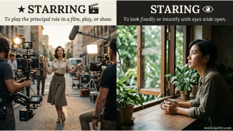 starring or staring