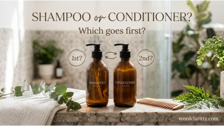 conditioner or shampoo first