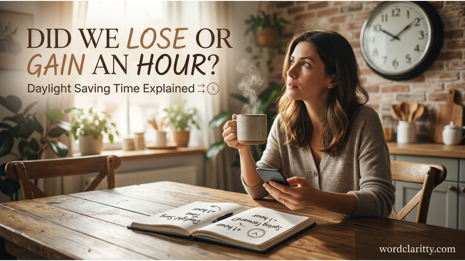 did we lose or gain an hour