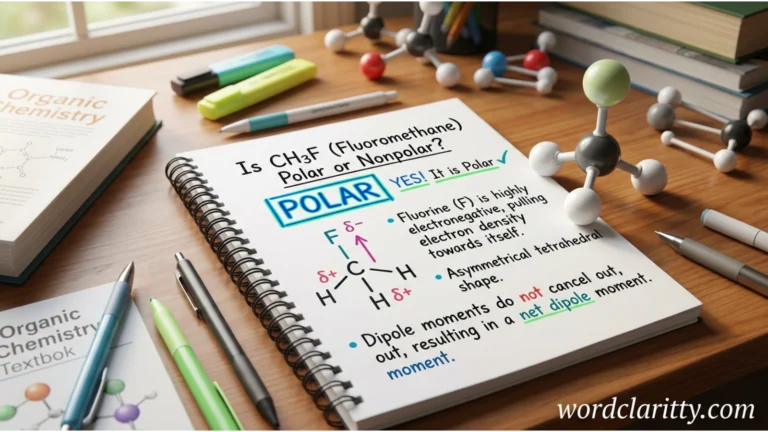 is ch3f polar or nonpolar