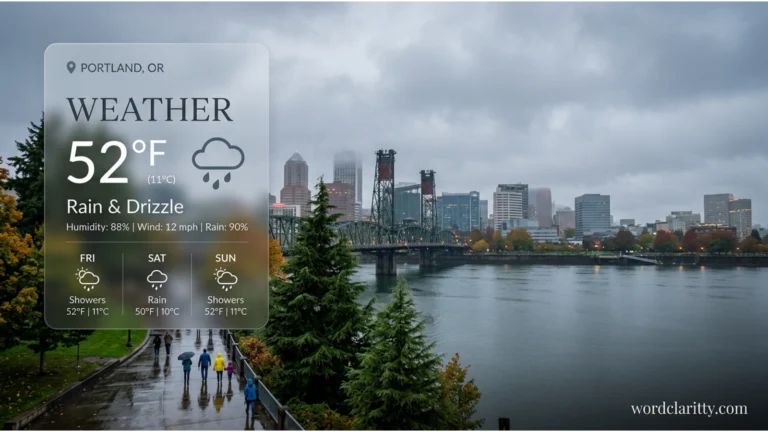 Weather Portland OR